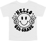 HELLO - 6TH GRADE - SMILE WITH PEACE SIGNS