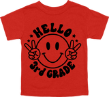 HELLO - 3RD GRADE - SMILE WITH PEACE SIGNS