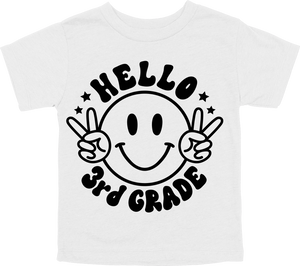 HELLO - 3RD GRADE - SMILE WITH PEACE SIGNS