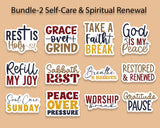**NEW**Vision Sticker Bundle Collection | Faith-Based Motivational Stickers for Planners & Journals
