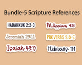 **NEW**Vision Sticker Bundle Collection | Faith-Based Motivational Stickers for Planners & Journals