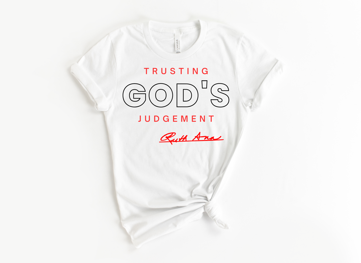 "MAMA SAID" - TRUSTING GOD'S JUDGEMENT - DESIGN 1