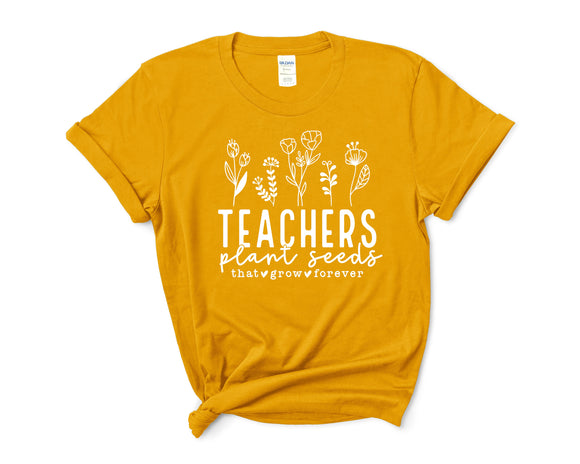 TEACHERS PLANT SEEDS THAT GROW FOREVER