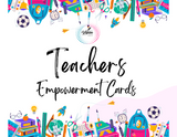 **NEW**TEACHERS EMPOWERMENT CARDS PART - WITH ACRYLIC STAND