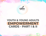 **NEW**YOUTH & YOUNG ADULTS EMPOWERMENT CARDS PART I & II BUNDLE - WITH ACRYLIC STAND
