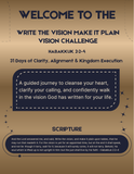 31-Day Write The Vision Challenge — Clarity, Alignment & Kingdom Execution | Digital Download