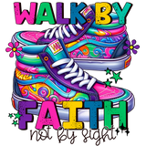 ** JULY 2024 THEME** WALK BY FAITH & NOT BY SIGHT SHOE