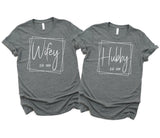 HUBBY & WIFEY FRAME - CUSTOMIZE YEAR IN COMMENT SECTION