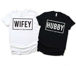 HUBBY & WIFEY EST BOX - CUSTOMIZE YEAR IN COMMENT SECTION