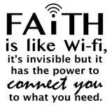 Faith is like Wi-Fi