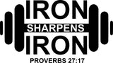 IRON SHARPENS IRON - PROVERBS 27:17