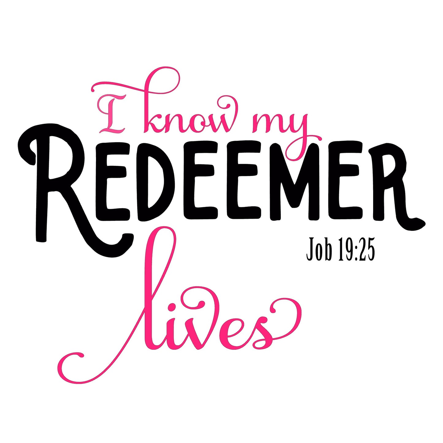 I Know My Redeemer Lives Job 19:25