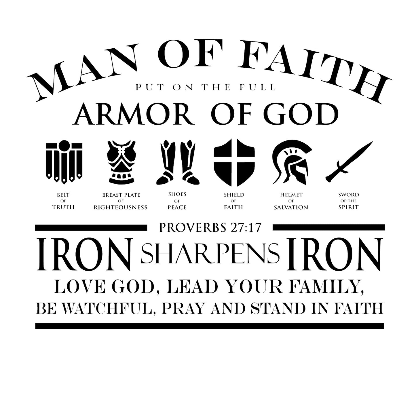 Man of Faith- Put On The Full Armor of God